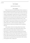 Week  4  Assignment.docx  SCIE 254  Week 4 Assignment  Human Health and Disease SCIE 254  Week 4 Assignment  Petechiae is the occurrence of tiny, pinpoint hemorrhages in the skin. An ecchymoses is a large area of hemorrhage into the skin. Hematocrit is th