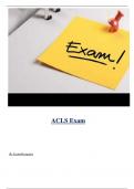 ACLS Complete Bundle ( ALL TOPIC ) ( Exam V1 - V4 ), Exam ,Final Exam, Review Questions, Test , Written Exam, etc.. ) ( Latest 2024 - 2025 ) Questions and Answers New Full Exam Actual