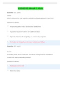 NSG 6999 WEEK 1, 2, 3, 4, 5, 6, 7, 8, 9, 10 KNOWLEDGE CHECK QUIZ / NSG6999 WEEK 1 TO WEEK 10 KNOWLEDGE CHECK QUIZ (LATEST-2021, 2021): SOUTH UNIVERSITY |100% CORRECT ANSWERS, DOWNLOAD TO SCORE “A”|