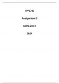 INV3702 Assignment 2 Semester 2 2024 (Detailed Answers)