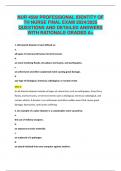 NUR 4590 PROFESSIONAL IDENTITY OF TH NURSE FINAL EXAM 2024/2025 QUESTIONS AND DETAILED ANSWERS WITH RATIONALE GRADED A+