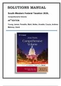 Solutions Manual; Solutions For South-Western Federal Taxation 2025, Comprehensive, 48th Edition, James Young, Mark Persellin