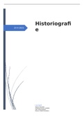 Verslag Historiografie cijfer: 8