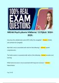 NR546 Psych pharm Midterm/ 117Q&A/ 2024-2025. 