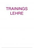 Lernzettel Sporttheorie Thema Trainingslehre Abi BW 