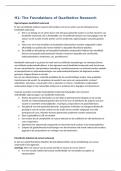 Samenvatting Qualitative Research Practice -  Kwalitatieve onderzoeksmethoden (EBB050A05)