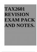 Tax2601 exam pack exam pack