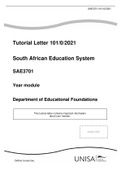 SAE3701 tut 101 2021