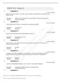 HSCO 511 Exam 2 Liberty University answers complete solutions : All answers Correct.