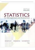 Test Bank For Statistics for Management and Economics 11th Edition by Gerald Keller Chapter 1_22