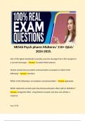 NR546 Psych pharm Midterm/ 110+ Q&A/ 2024-2025.  