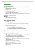 OCRA Biology, OCR Biology AS Module 3 (3.1) Exchange +Transport Summary notes and revision notes 