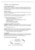 Summary + lecture notes KOM - Qualitative Research in business and management 