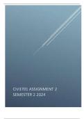 CIV3701 Assignment 2 (COMPLETE ANSWERS ) Semester 2 2024 - DUE 26 September 2024  ;100 % TRUSTED workings, Expert Solved, Explanations and Solutions. 