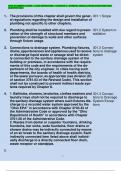 OHIO PLUMBING CODES - CODE DEFINITIONS - CHAPTER 3 - GENERAL REGULATIONS QUESTIONS AND  ANSWERS 2024 