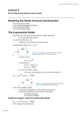 Microelectronic Circuits, 6th Edition, by Adel S. Sedra and Kenneth C. Smith notes lecture 2