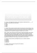 SUSPENSION AND STEERING STUDY GUIDE