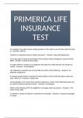 PRIMERICA LIFE INSURANCE TEST