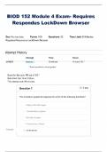 BIOD 152 Module 4 Exam- Requires  Respondus LockDown Browser