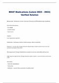 BKAT Medications (Latest 2023 – 2024)  Verified Solution 