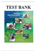 Test bank for human development a life span view 8th edition Robert V Kail John C Cavanaugh: LATEST WITH VERIFIED QUESTIONS AND ANSWERS 