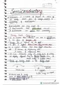 Semiconductor Electronics Class 12th handwritten notes NEET  ALLEN Career Institute.#NEET #JEE #CBSE