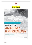 Test Bank for Principles of Anatomy and Physiology 15th Edition by Gerard Tortora & Bryan Derrickson