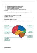 College aantekeningen Medische Kennis 1.2b Psychopathologie 