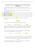 Exam (elaborations) MATH 225N Week 5 Assignment: Central Limit Theorem for Proportions (MATH225N) 