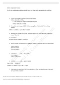 Exam (elaborations) CHEM 120 Unit 1 Connect Assignment 