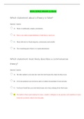 NSG 5002 WEEK 1, 2, 4, 5 QUIZ / NSG5002 WEEK 1, 2, 4, 5 QUIZ (NEWEST, 2021): SOUTH UNIVERSITY |100% VERIFIED AND CORRECT ANSWERS|