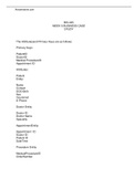 BIS 245 Case Study Week 5 Small Surgery Center / BIS 245 Small Surgery Center Case Study Week 5