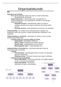 Organisatiekunde samenvatting H11 t/m H13 +waarde  en duurzame businessmodellen