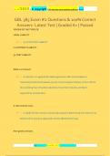 GBL 385 Exam #2 Questions & 100% Correct  GBL 385 Exam #2 Questions & 100% Correct  Answers- Latest Test | Graded A+ | PassedAnswers- Latest Test | Graded A+ | Passed