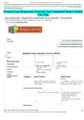 Focused Exam Respiratory Syncytial Virus Completed Shadow Health- Care Plan