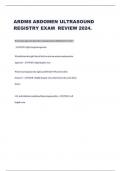 ARDMS ABDOMEN ULTRASOUND REGISTRY EXAM REVIEW 2024.