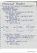 Notes of chemical kinetics 