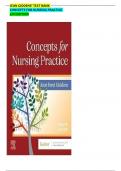 TEST BANK - CONCEPTS FOR NURSING PRACTICE 4TH EDITION JEAN GIDDENS/ALL CHAPTERS COVERED/COMPLETE GUIDE 2024