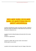 MED SURG 201HESI MED SURG 2018 MED SURG QUESTIONS RN V1.
