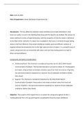 CHM 205 Experiment 5b steam distillation lab report