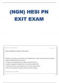 Exam (elaborations) (NGN) HESI PN 