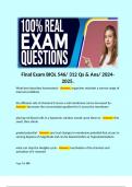 Final Exam BIOL 546/ 312 Qs & Ans/ 2024-2025. 