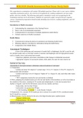 NUR 3029: Health Assessment Final Exam: Study Guide