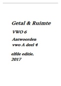 Getal & Ruimte VWO a deel 4 antwoorden