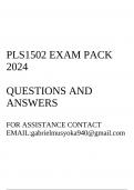 PLS1502 Exam pack 2024(Introduction to African Philosophy) Questions and answers