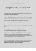 ISTQB Foundation Exam Study Guide.