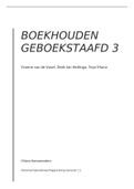 Samenvatting Boekhouden geboekstaafd 3 semester 2.1 leerjaar 2 