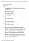 INF 3707 EXAM NOTES 2021