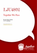 LJU 4802 LATEST EXAM PACK(Grade A+ assured)