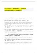 CGS 1060 CHAPTER 1-3 Exam Questions And Answers.